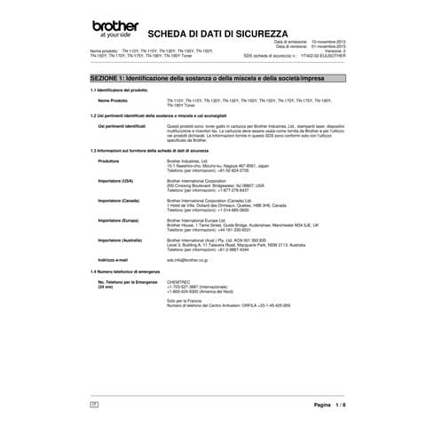 Toner 130 Brother giallo  TN-130Y